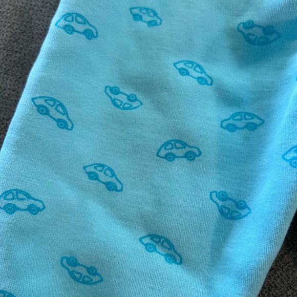 Blue car sweatpants, size 6-12m - Picture 3 of 3